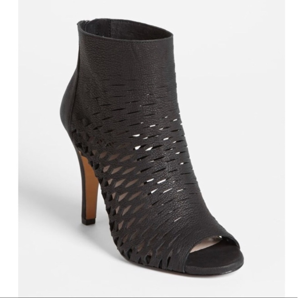 Vince Camuto Black peep toe bootie